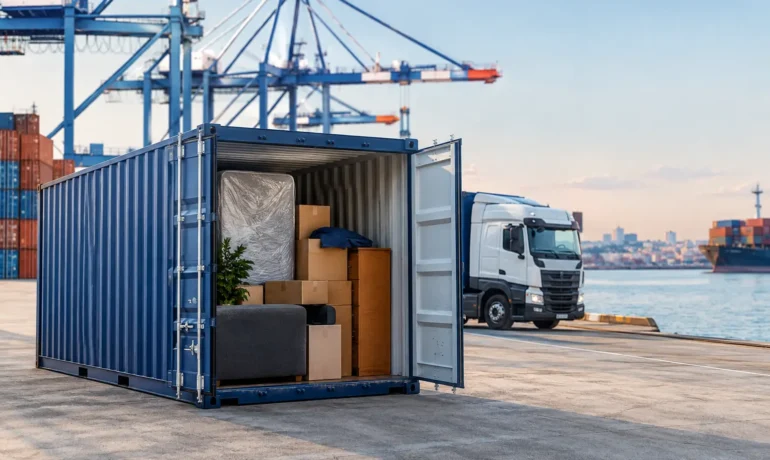 Half Container Shipping Options for International Moves
