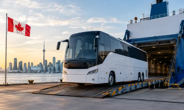 How to Ship a Bus Internationally From Canada